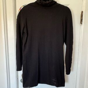 FILA Black Long Sleeve Turtleneck Mini Dress